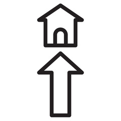 Illustration of arrow, Modern simple arrow, Button, Cursor