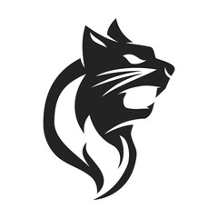 Cat Logo template Isolated. Brand Identity. Icon Abstract Vector graphic