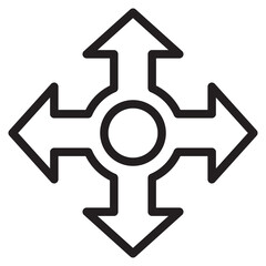 Illustration of arrow, Modern simple arrow, Button, Cursor