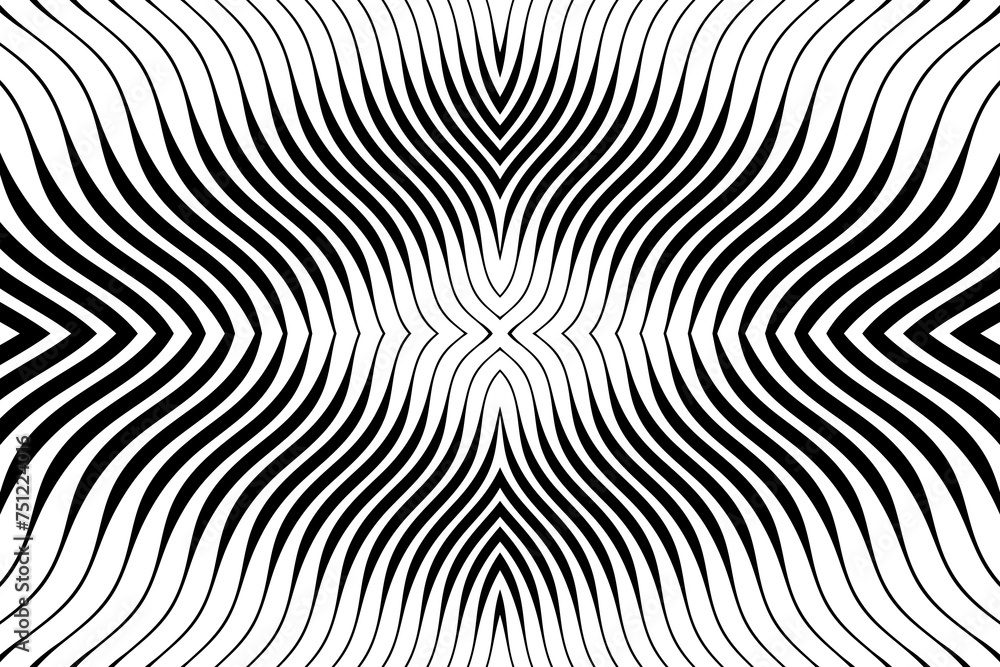 Aufkleber abstract background with waves and curve lines.