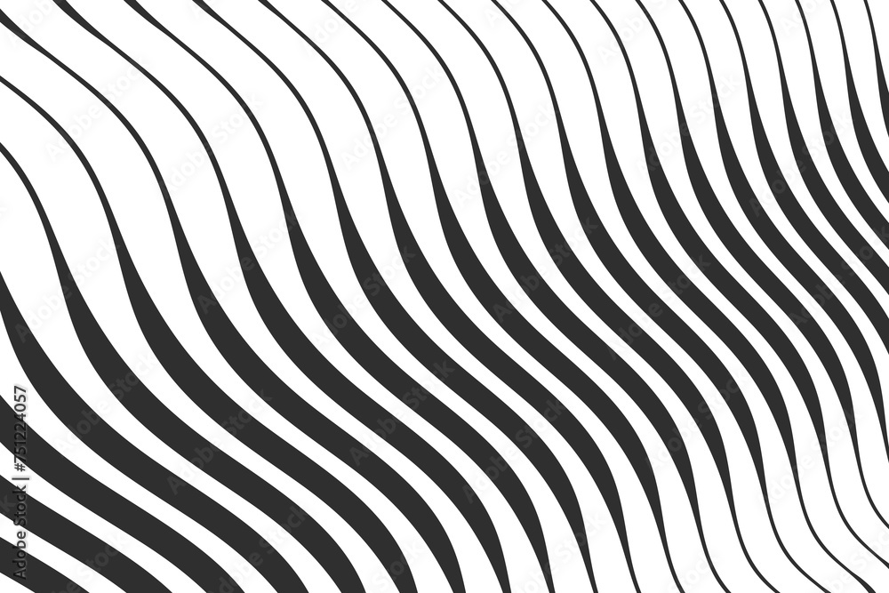 Poster abstract background with waves and curve lines.