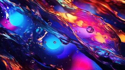 vivid abstract fluid art background