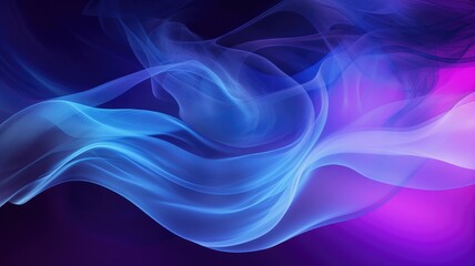 ethereal blue and purple smoke dance background
