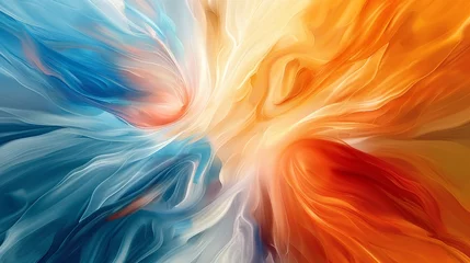 Fototapete Energetic 4K HD design with dynamic patterns and a vibrant color palette, creating an engaging and contemporary wallpaper for any screen. © The Image Studio