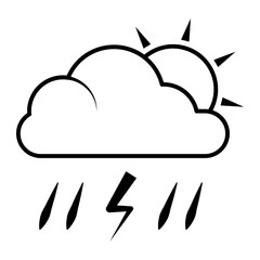 weather line icon