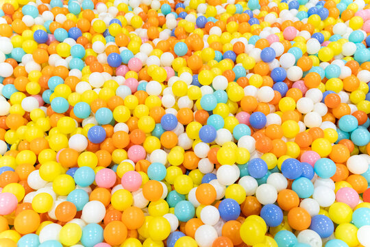 Colorful ball pits