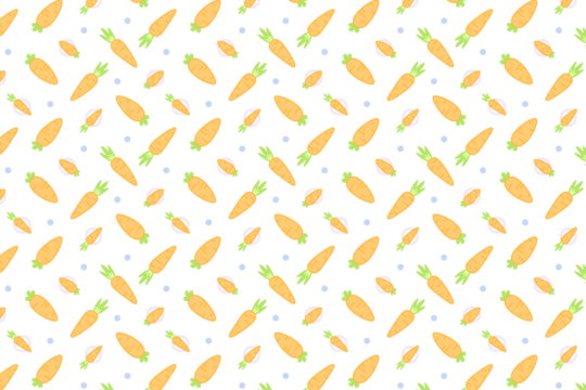 Karotten und Punkte, Hintergrund, Ostern, bunt