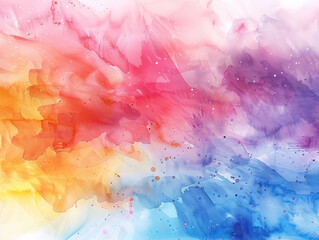 Fototapeta premium Abstract Colorful Watercolor