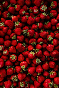 strawberries texture