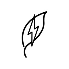 Eco energy with leaf vector logo template. Suitable for business, web, nature, environment, recycle and electric symbol