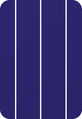 3d render solar panel icon blue