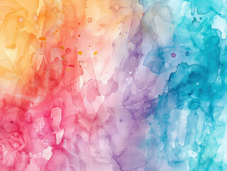 Abstract Colorful Watercolor