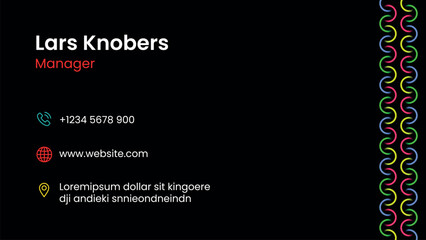 Dark business card design can be used as a corporate, minimal, finance, business and modern visiting card design 