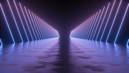 Abstract neon light background