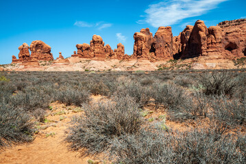 The Hoodoos of Arches National Park in Utah