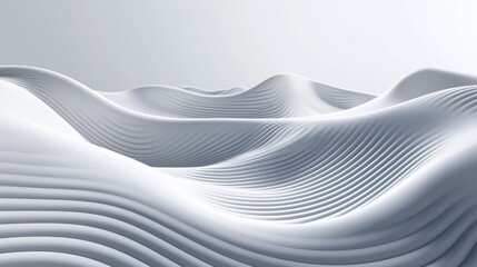 Dynamic lines and curves converging to create an illusion of movement, set against a backdrop of gradient serenity.