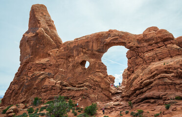 Turret Arch at Arches National Park, in eastern Utah © Zack Frank