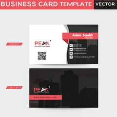 Visiting Card, Business card template 2024