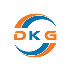 DKG letter design. DKG letter technology logo design on white background. DKG Monogram logo design for entrepreneur and business