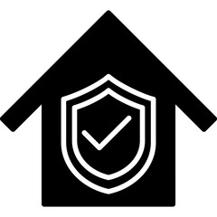 Insurance glyph icons