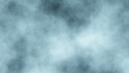 Abstract white blue foggy cloud illustration background.