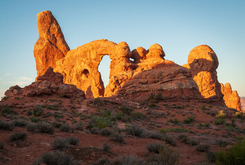 Turret Arch at Arches National Park, in eastern Utah © Zack Frank