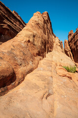 Park Avenue and Courthouse Towers at Arches National Park, Utah