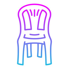 Plastic Chair Icon