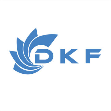 DKF letter design. DKF letter technology logo design on white background. DKF Monogram logo design for entrepreneur and business