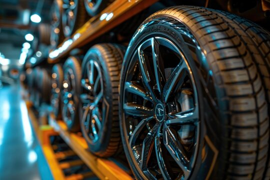 Wide selection of high-quality tires available for purchase at a reputable store