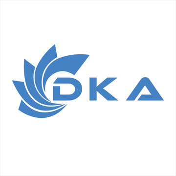 DKA letter design. DKA letter technology logo design on white background. DKA Monogram logo design for entrepreneur and business