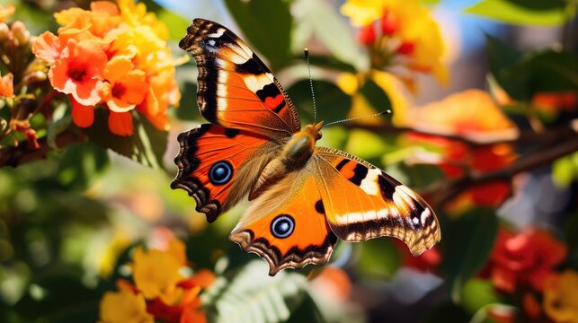 the author took a set of photos of butterflies in the botanical garden Very beautiful, colorful butterflies make a very beautiful picture.