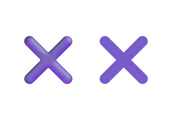 Obraz premium Multiplication Sign