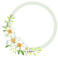 Circle Narcissus Frame