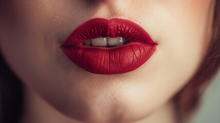 女性の唇　ビューティイメージ