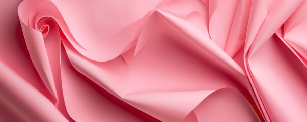 abstract paper background made of paper strips in pink color
