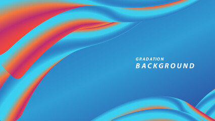 Modern 3D Fluid Style Background In Trendy Blue Color.