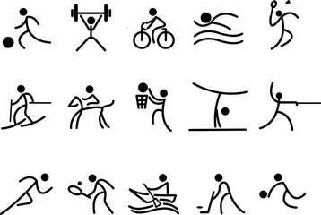 set of sport icons