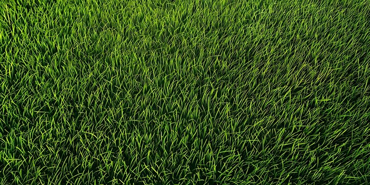 Vibrant Green Grass Texture Closeup