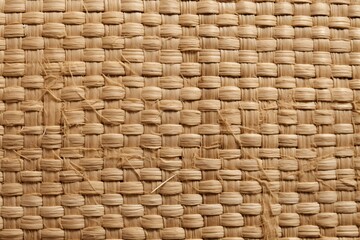 a close up of a woven mat