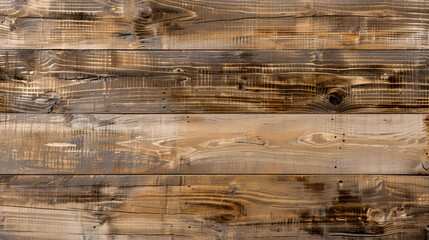 full screen view of retro, worn, cozy wooden planks from a perfect frontal view