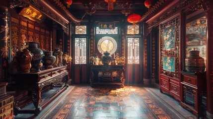 a room in Chinese style