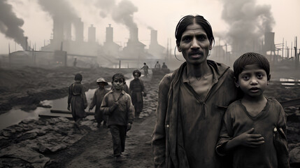 The Unforgettable Nightmare: Aftermath of the Bhopal Gas Tragedy - obrazy, fototapety, plakaty