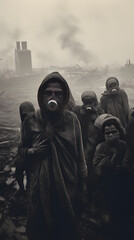 The Unforgettable Nightmare: Aftermath of the Bhopal Gas Tragedy - obrazy, fototapety, plakaty