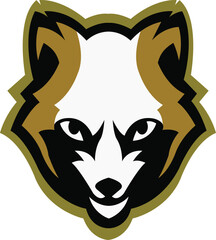Fox Logo design, Fox sport logo vector , Fox head illustration vector drawing, Mascot Brave Fox Logo design any kind of graphic work, using the concept of a Fox's head, Esport game logo icon