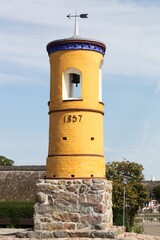 The bell tower of Nordby in Samso island, Denmark	