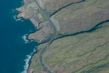 The West Maui Mountains, West Maui Volcano, or Mauna Kahālāwai which means 