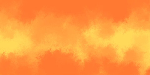 Orange liquid smoke rising abstract watercolor empty space realistic fog or mist vector desing isolated cloud vapour ethereal blurred photo powder and smoke.mist or smog.
