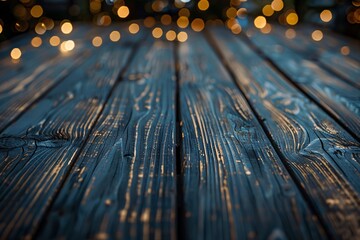 a close up of a wood table - obrazy, fototapety, plakaty