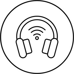 Wireless Headphones Icon